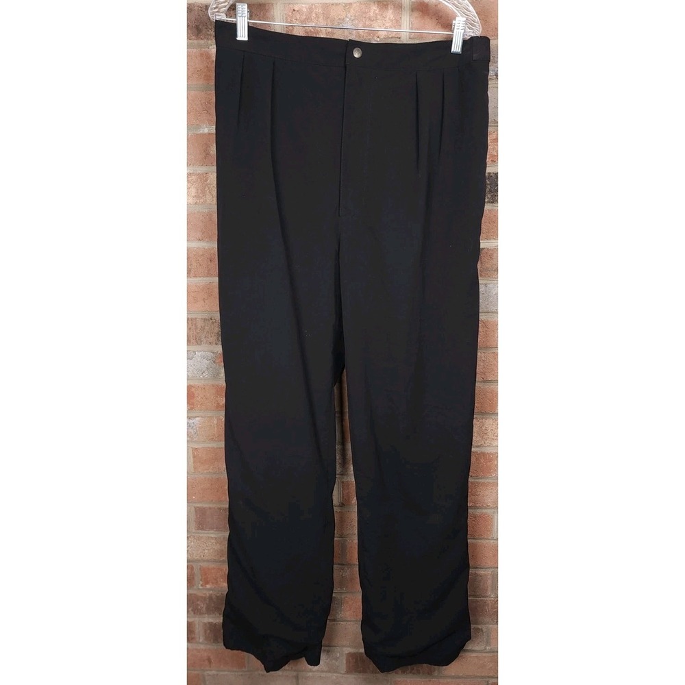 Tourney Mens XL Black Gore-Tex Rain Wind Snap Zip Waterproof‎ Golf Pants